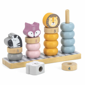 Wooden animal Stacking blocks- PolarB- Viga