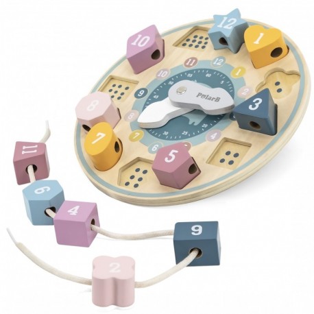 Wooden -threader sorter-clock- PolarB- Viga