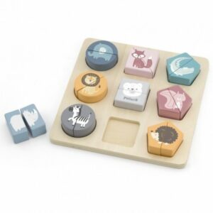 Wild Animals Shape Block Puzzle- PolarB- Viga