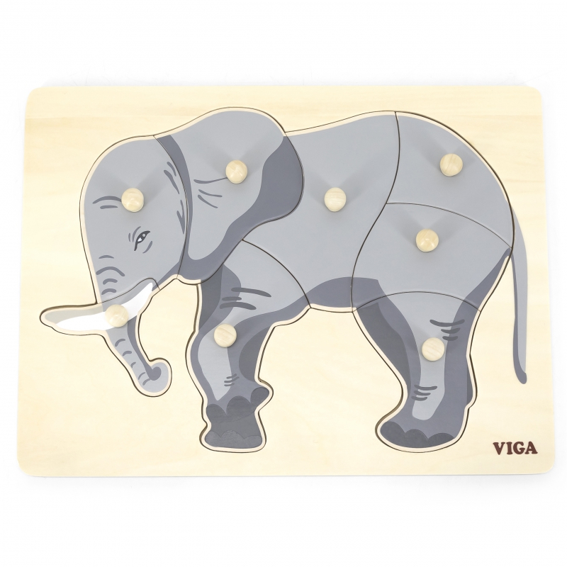 Montessori Puzzle- Elephant