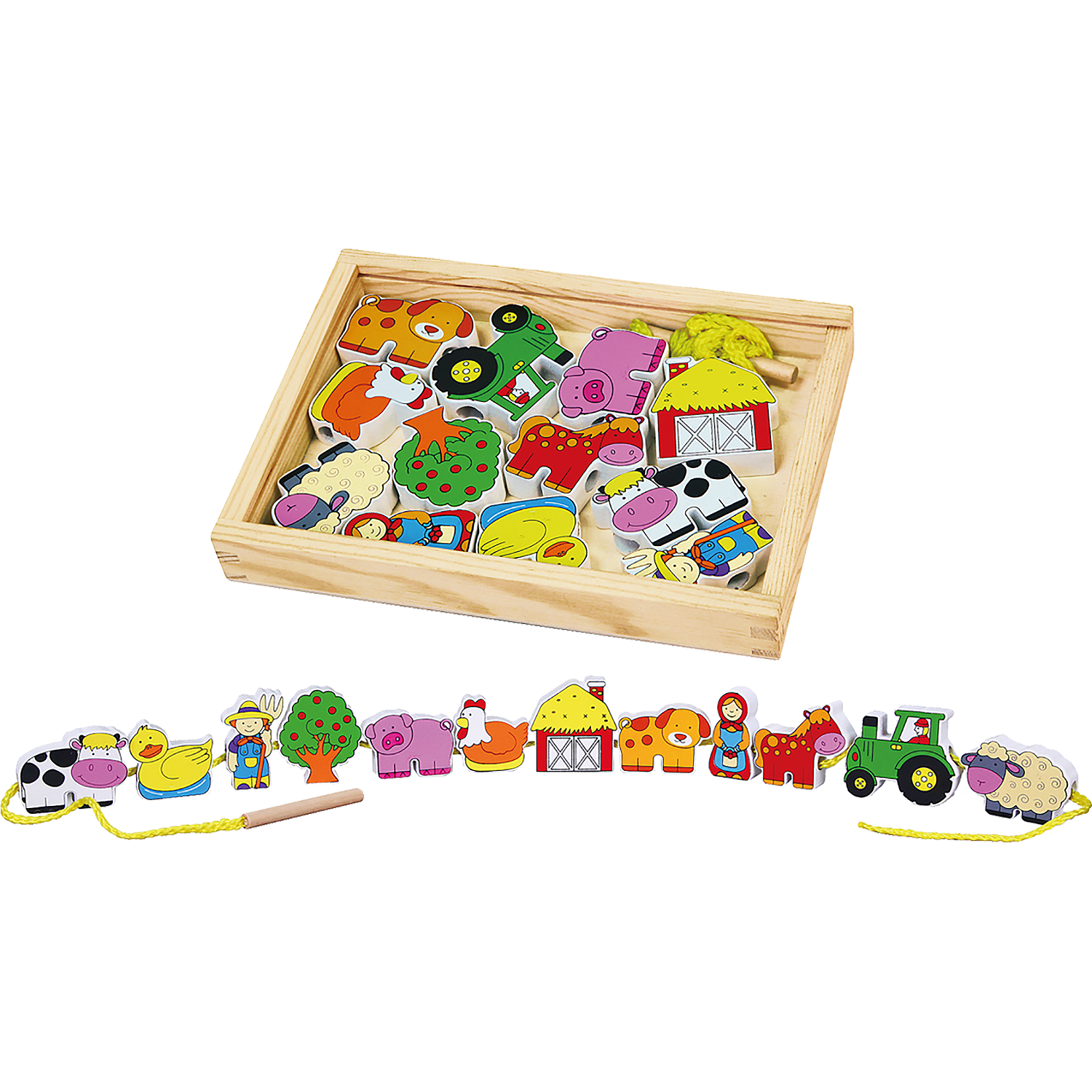 Lacing Blocks – Farm- Viga - Image 2