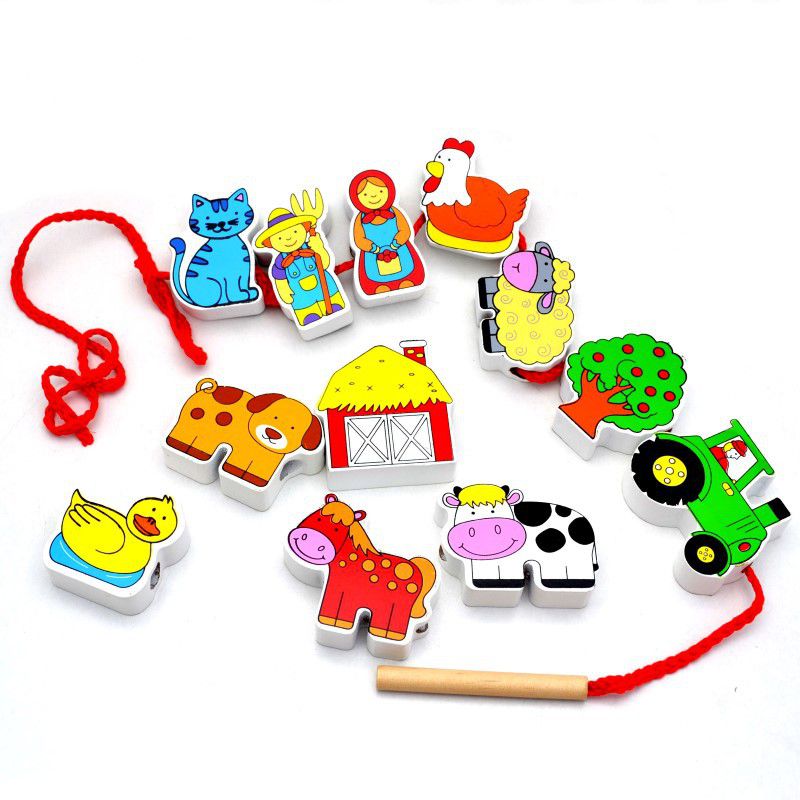 Lacing Blocks – Farm- Viga