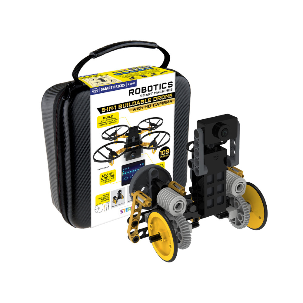 Smart Machines Robotics 5-in-1 Buildable Drone with HD Camera
