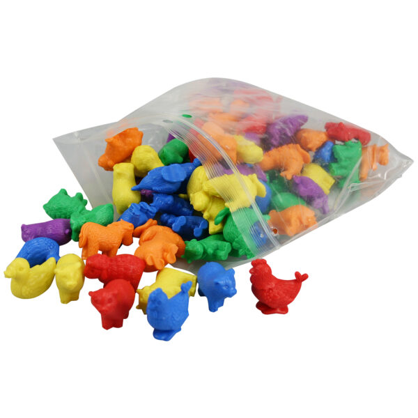 Farm Animals Counters – 72 Pieces