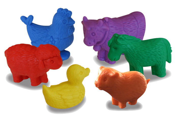 Farm Animals Counters – 72 Pieces - Image 2