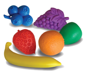 Fruit Counters – 72 Pieces