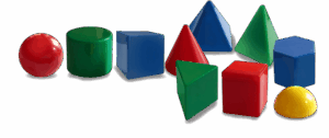 GeoSolid Shapes Miniatures – 20 Pieces
