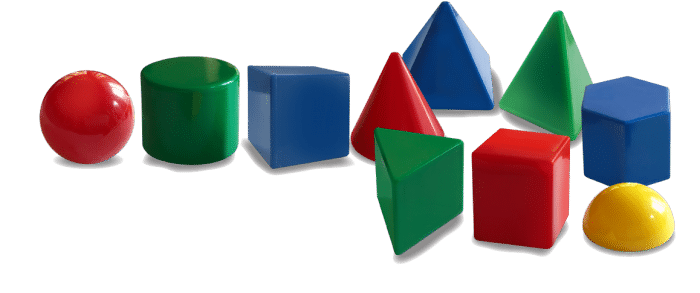 GeoSolid Shapes Miniatures – 20 Pieces