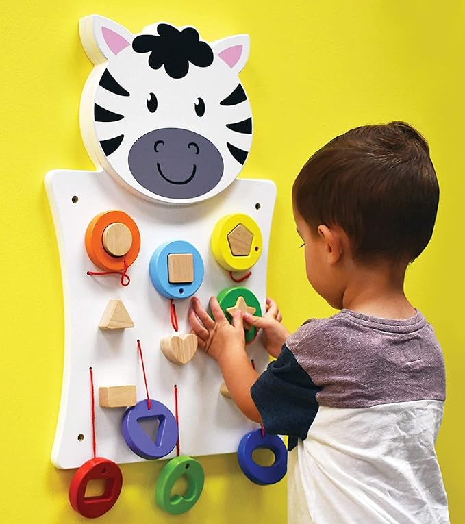 Viga – Wall Toy – Zebra – Shapes1