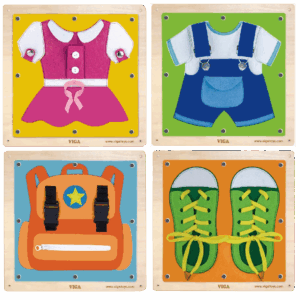 Viga – Wall Mounted – Dressing and Zipping ( Set of 4 )