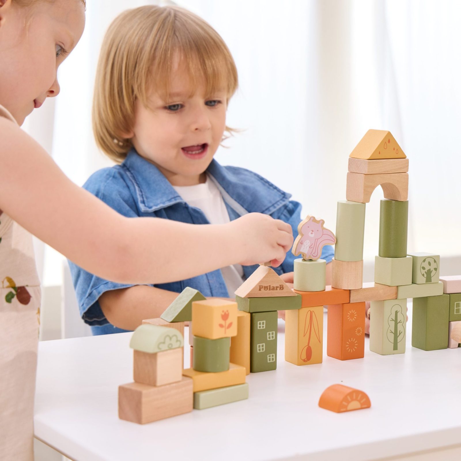 Wooden Blocks Green- PolarB - Image 5