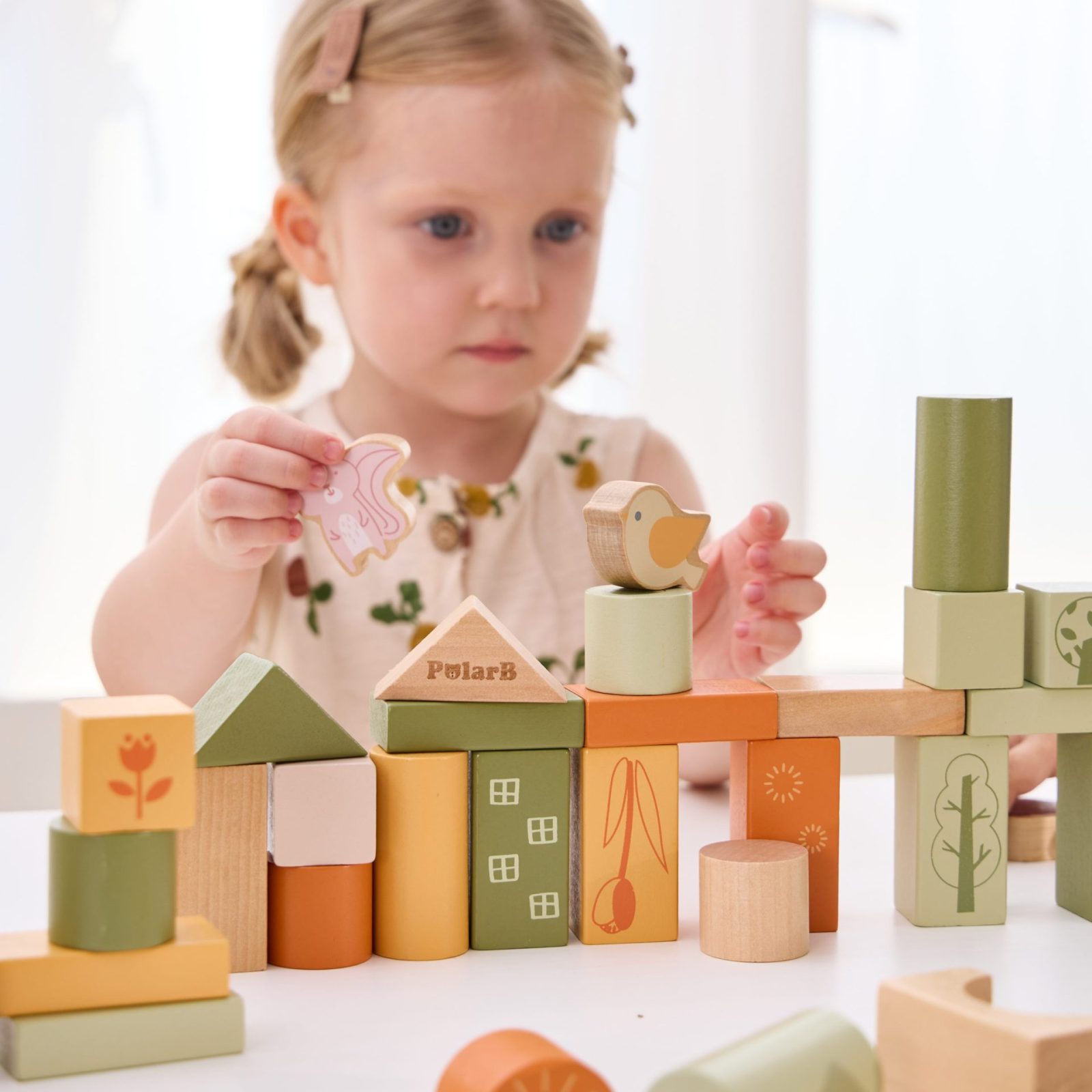 Wooden Blocks Green- PolarB - Image 4
