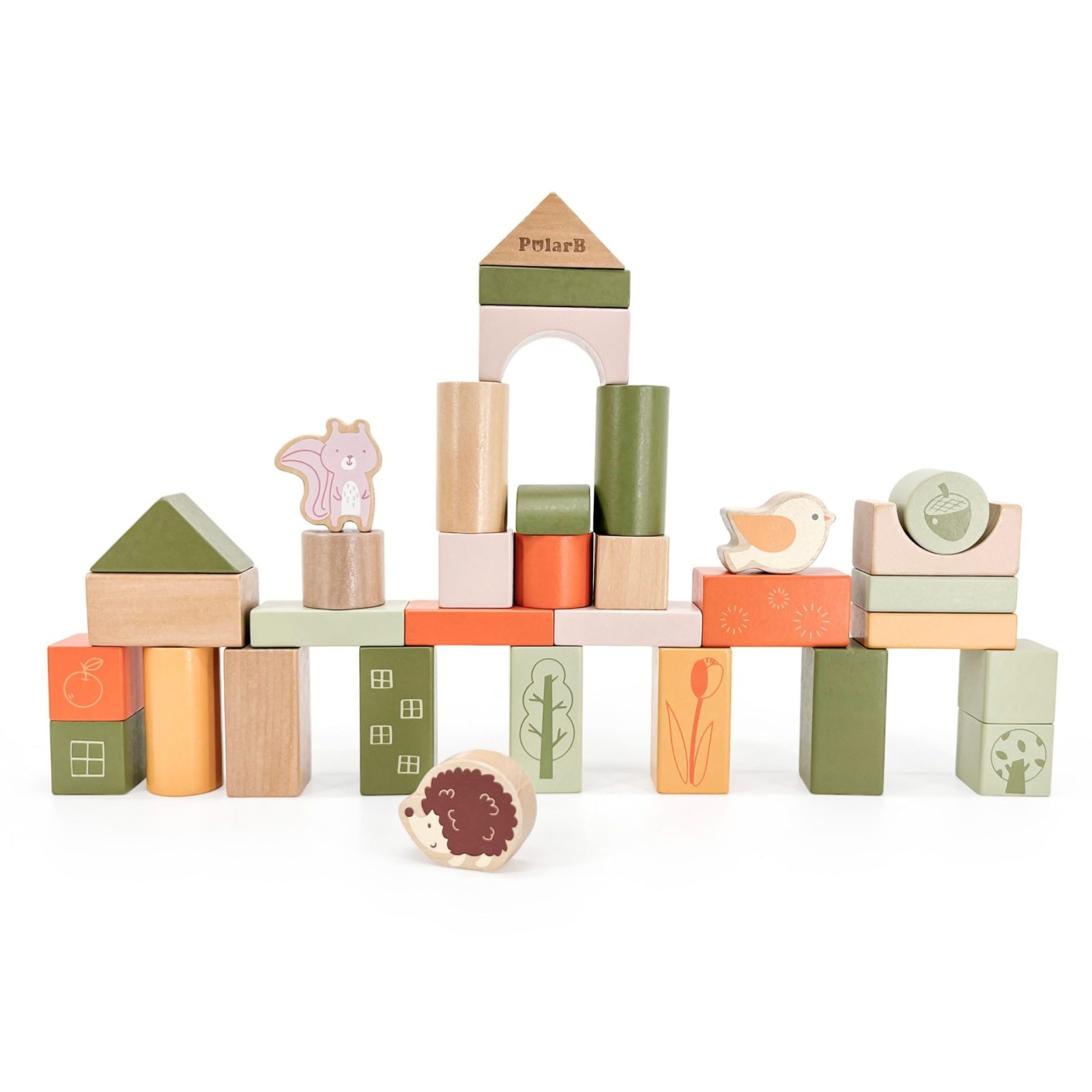 Wooden Blocks Green- PolarB - Image 2