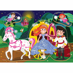 Wooden Chunky Puzzle- Cinderella - 11pc