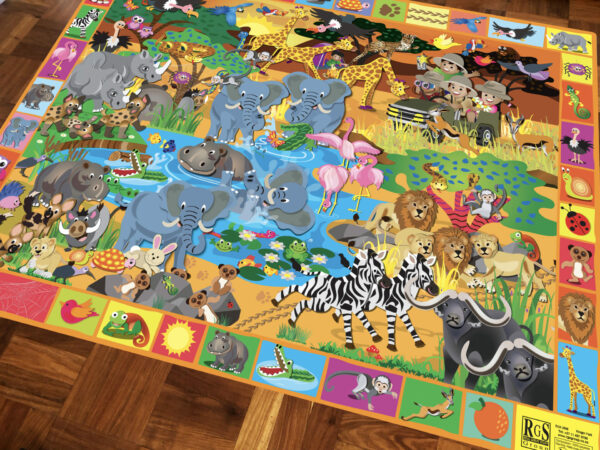 Play Mat – Kruger Park Activity – 1.5 x 2m - Image 3