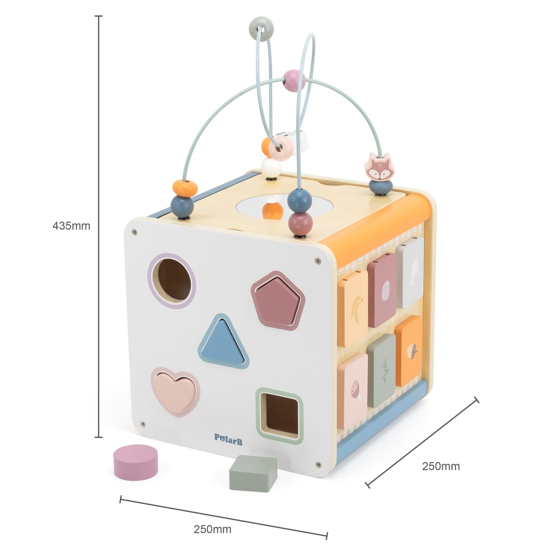 PolarB 8-in-1 Activity Cube Vindeto Jnr—learning through play