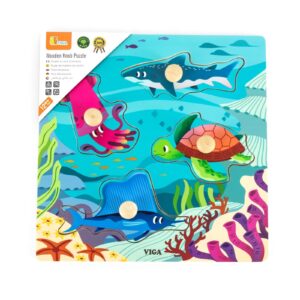 Knob Puzzle Sea Animals- Viga